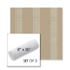 Picture of Caper Camel | Set of 2 | 8" x 30" Sunbrella Outdoor Bolster Pillows with Premium Inserts