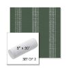 Picture of Caper Moss | Set of 2 | 8" x 30" Sunbrella Outdoor Bolster Pillows with Premium Inserts
