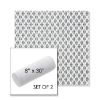 Picture of Detail Denim | Set of 2 | 8" x 30" Sunbrella Outdoor Bolster Pillows with Premium Inserts