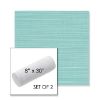 Picture of Dupione Celeste | Set of 2 | 8" x 30" Sunbrella Outdoor Bolster Pillows with Premium Inserts