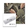 Picture of Fernie Midnight Garden | Set of 2 | 8" x 30" Sunbrella Outdoor Bolster Pillows with Premium Inserts