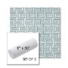 Picture of Key Figure Twilight | Set of 2 | 8" x 30" Sunbrella Outdoor Bolster Pillows with Premium Inserts