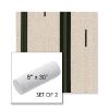 Picture of Khaima Moringa | Set of 2 | 8" x 30" Sunbrella Outdoor Bolster Pillows with Premium Inserts