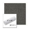 Picture of Kudos Carbon | Set of 2 | 8" x 30" Sunbrella Outdoor Bolster Pillows with Premium Inserts