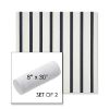 Picture of Lido Indigo | Set of 2 | 8" x 30" Sunbrella Outdoor Bolster Pillows with Premium Inserts