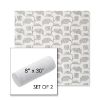 Picture of Lola Slate | Set of 2 | 8" x 30" Sunbrella Outdoor Bolster Pillows with Premium Inserts