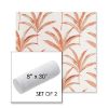 Picture of Martinique Mango | Set of 2 | 8" x 30" Sunbrella Outdoor Bolster Pillows with Premium Inserts
