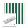 Picture of Mason Forest Green | Set of 2 | 8" x 30" Sunbrella Outdoor Bolster Pillows with Premium Inserts