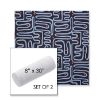 Picture of Nema Lazuli | Set of 2 | 8" x 30" Sunbrella Outdoor Bolster Pillows with Premium Inserts