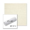 Picture of Piazza Parchment | Set of 2 | 8" x 30" Sunbrella Outdoor Bolster Pillows with Premium Inserts