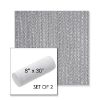 Picture of Posh Graphite | Set of 2 | 8" x 30" Sunbrella Outdoor Bolster Pillows with Premium Inserts