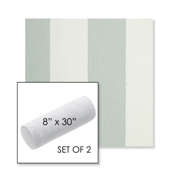 Picture of Rothko Seahorse | Set of 2 | 8" x 30" Sunbrella Outdoor Bolster Pillows with Premium Inserts