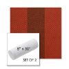 Picture of Rothko Whiskey Ginger | Set of 2 | 8" x 30" Sunbrella Outdoor Bolster Pillows with Premium Inserts