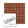Picture of Rubix Spicy Melon | Set of 2 | 8" x 30" Sunbrella Outdoor Bolster Pillows with Premium Inserts