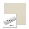 Picture of Savane White | Set of 2 | 8" x 30" Sunbrella Outdoor Bolster Pillows with Premium Inserts