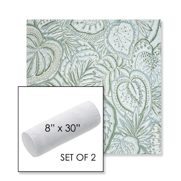 Picture of Sensibility Spring | Set of 2 | 8" x 30" Sunbrella Outdoor Bolster Pillows with Premium Inserts