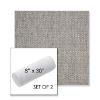 Picture of Tailored Fog | Set of 2 | 8" x 30" Sunbrella Outdoor Bolster Pillows with Premium Inserts
