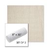 Picture of Tailored Snow | Set of 2 | 8" x 30" Sunbrella Outdoor Bolster Pillows with Premium Inserts