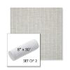 Picture of Ticking Fog | Set of 2 | 8" x 30" Sunbrella Outdoor Bolster Pillows with Premium Inserts