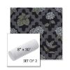Picture of Trellis Morning Glory | Set of 2 | 8" x 30" Sunbrella Outdoor Bolster Pillows with Premium Inserts