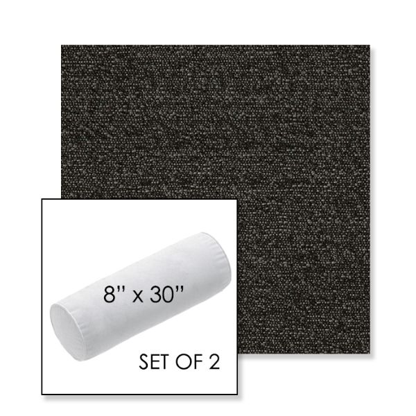 Picture of Tundra Gorilla | Set of 2 | 8" x 30" Sunbrella Outdoor Bolster Pillows with Premium Inserts