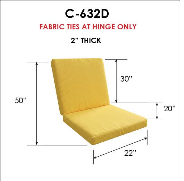 Patio Chair Add A Pad Thin Style Patio Chair Cushion