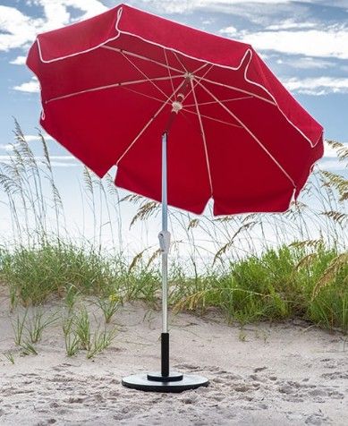 Custom Garden Umbrella in Sunbrella Fabrics