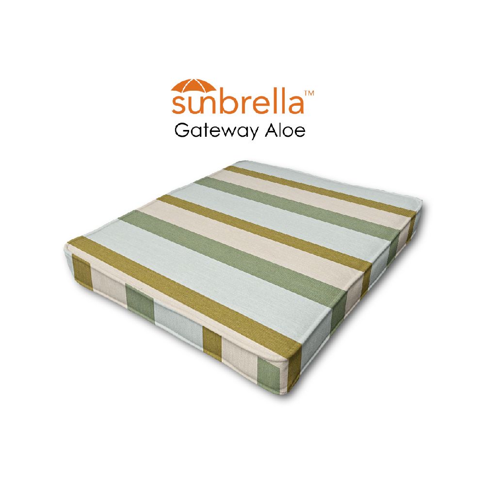 Outdoor Seat Pad or Patio Dining Chair Cushions Sunbrella Fabrics
