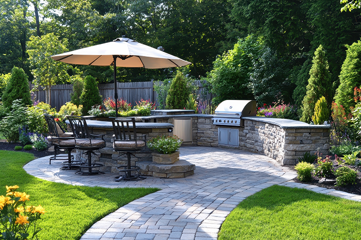 Boxed Outdoor Dining Chair Seat Cushions or Chair Pads