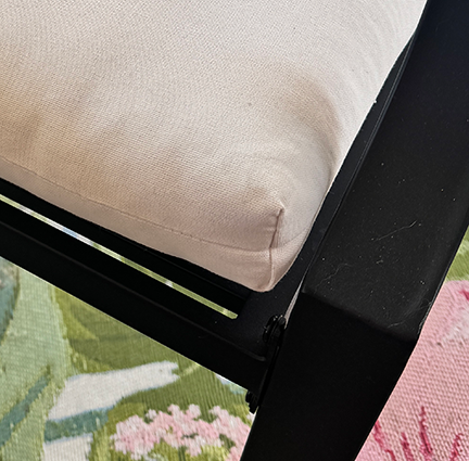 Printed Poly Outdoor Dining Chair Seat Cushions