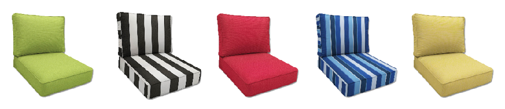 Universal Deep Seating Patio Furniture Replacement Cushions