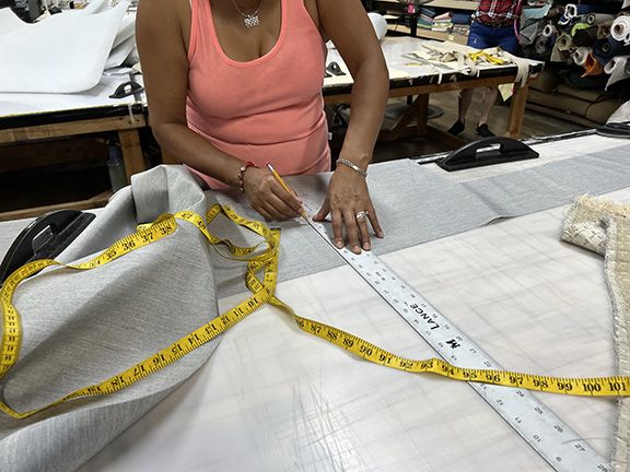 Custom Outdoor Cushions in Sunbrella Fabrics Cut And Sewn to your specifications