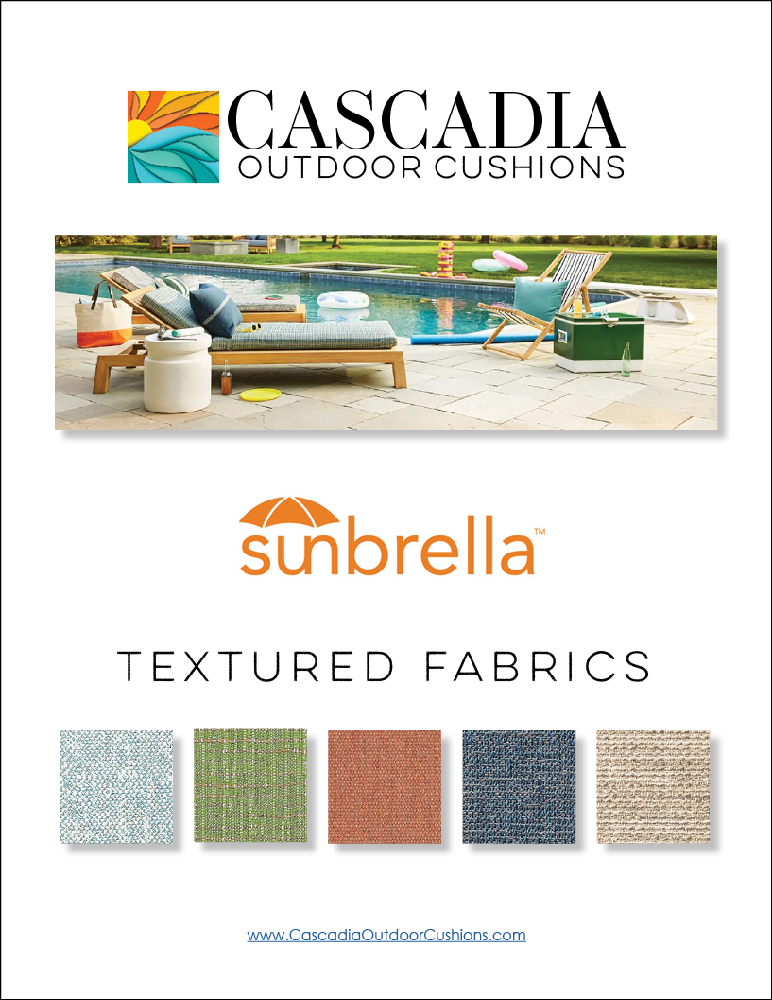 Sunbrella Textured Fabric Collection for Outdoor Cushions & Pillows