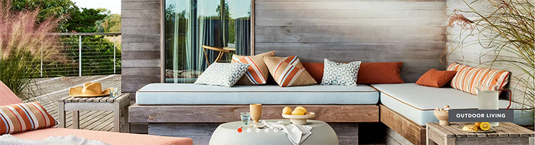 Sunbrella Cushions in Sunbrella Fabrics - Order Custom Outdoor patio Furniture Cushions from Cascadia Outdoor Cushions