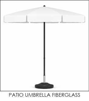 Custom Patio Umbrella in Sunbrella Awning Fabrics
