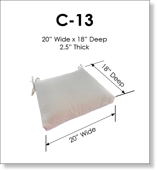 Universal Outdoor Dining Chair Seat Pad