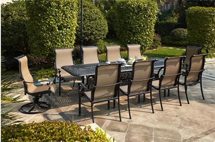 Replacement sling fabric for better quality patio sling furniture